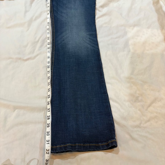 Wrangler Women's Bootcut Jeans Dark Wash Denim Casual Comfort Size 9/32 - Picture 5 of 9